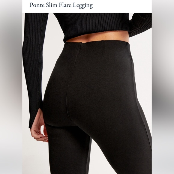 NWT Abercrombie Pointe Flare Dress Pants - Picture 4 of 5